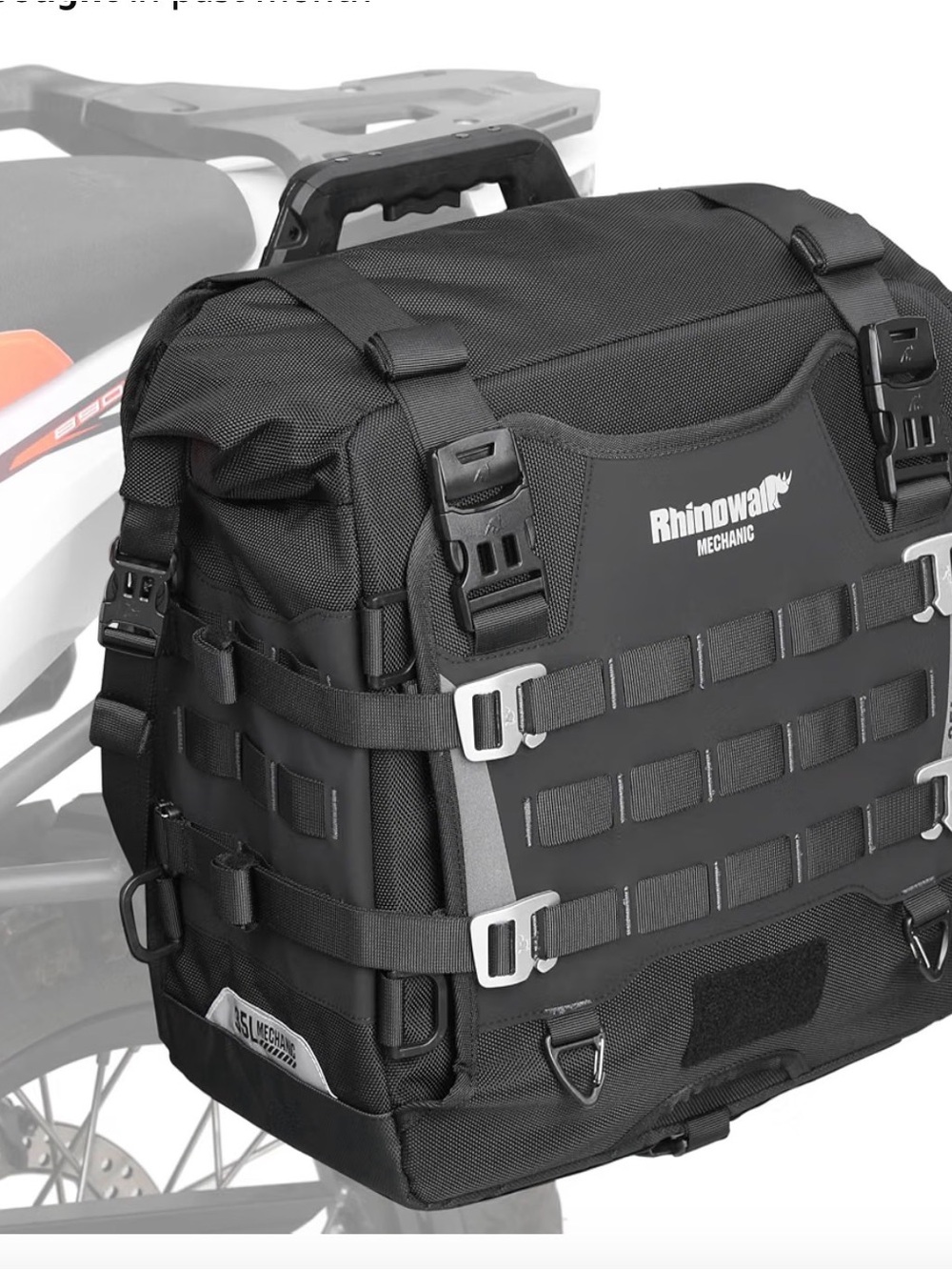 Mechanic Black Motorcycle Tool Bag